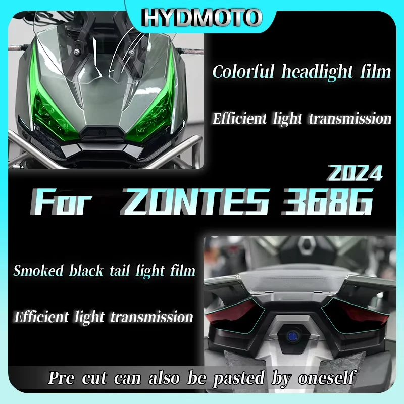 For ZONTES 368G 368 G 2024 Motorcycle dashboard anti scratch film screen protector sticker accessories