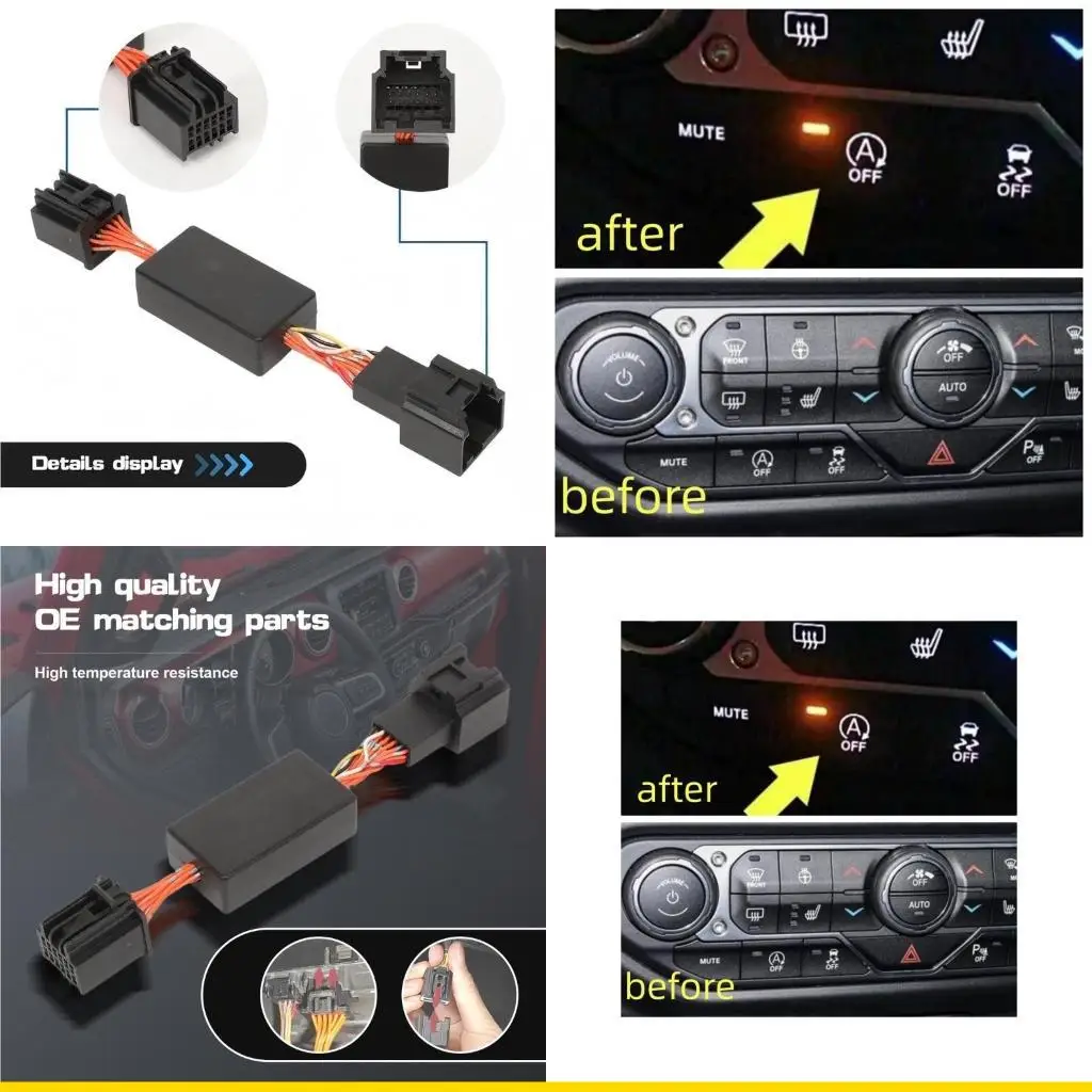 SZCH Auto Accessory for JLU 2018-2023 Replacement Start Stop Canceller