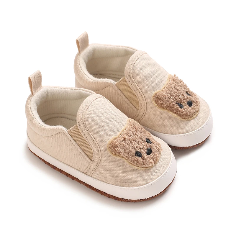 First Step Baby Shoes Cotton Cute Bear Causal Shoes High Quality Soft Warm Anti-slip for Spring and Autumn 0-18 Months