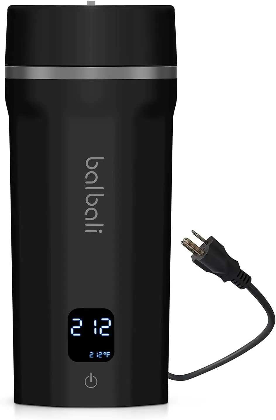 

Portable Travel Kettle 18.6oz Dual Voltage 100-250V with 6 Temperature Presets for Coffee Tea Black