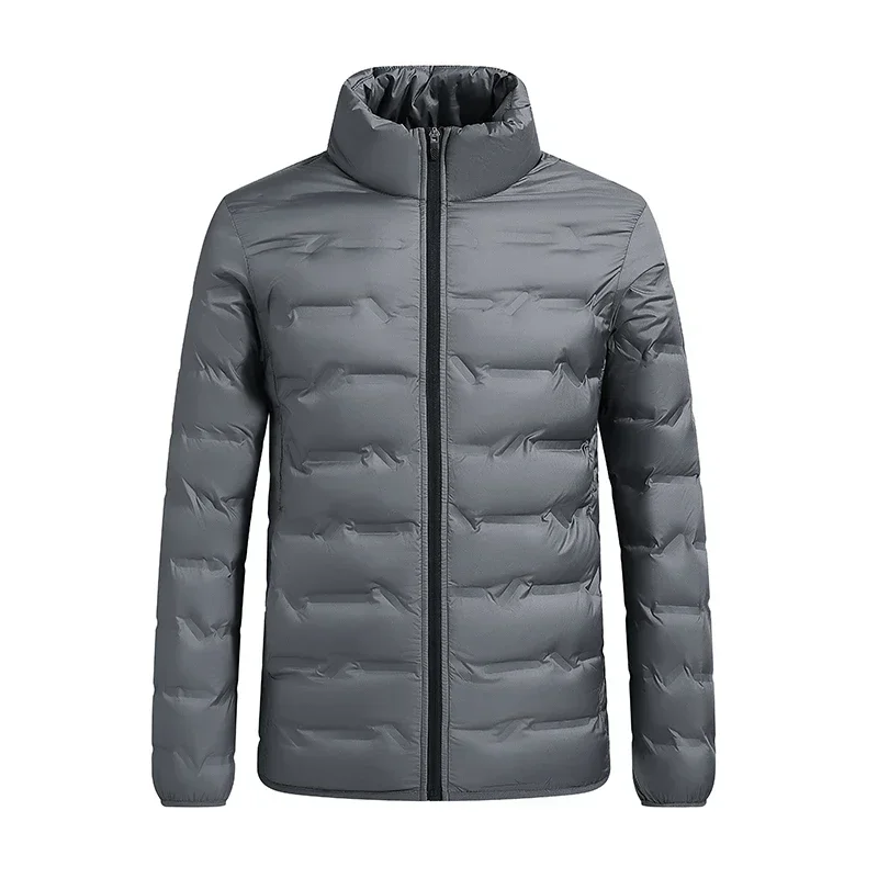 Herren Daunenjacke Stehkragen Schlank Kurz Warm Sport Mode Winter Trend Outdoor Sportbekleidung Modemantel
