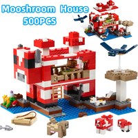 Compatible MOC Sets MC My Mini World Game Series Building Blocks The Mooshroom House Phantom Children's Toys Assembling Gift