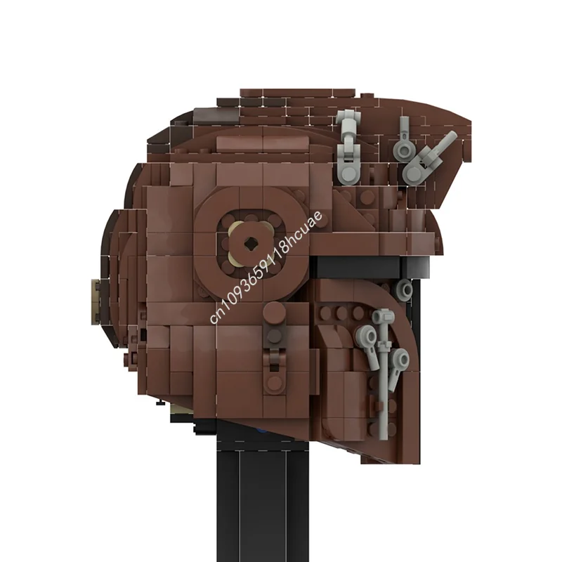 709 pièces MOC Science-Fiction film Ironrs compagnes capot casque Architecture blocs de construction modèle cadeaux de Festival