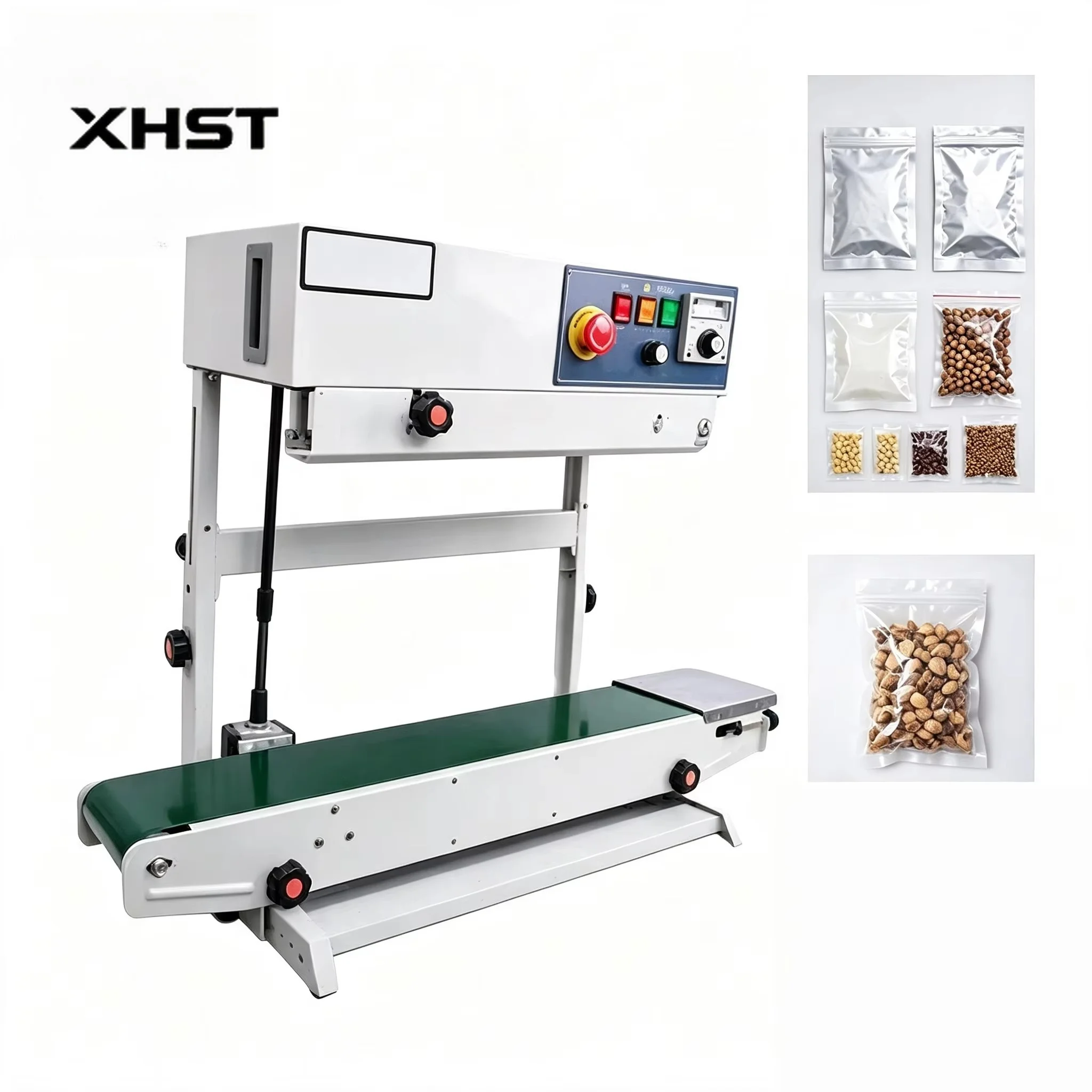 Vertical FR-1100C Heat Sealing Machine Adjustable Speed Bag & Pouch Sealer for Beverage and Food Packaging
