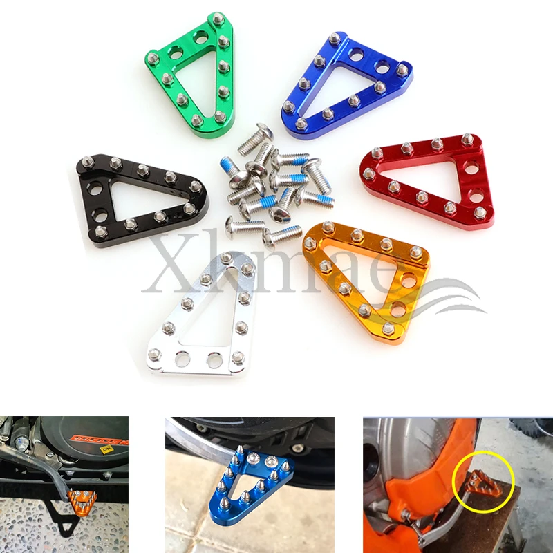 

For SX SXF XC XCF XCW EXC EXCF For GasGas For Husqvarna FC TC FE TE FX TX 2016-2022 Rear Brake Pedal Lever Step Plate Tip