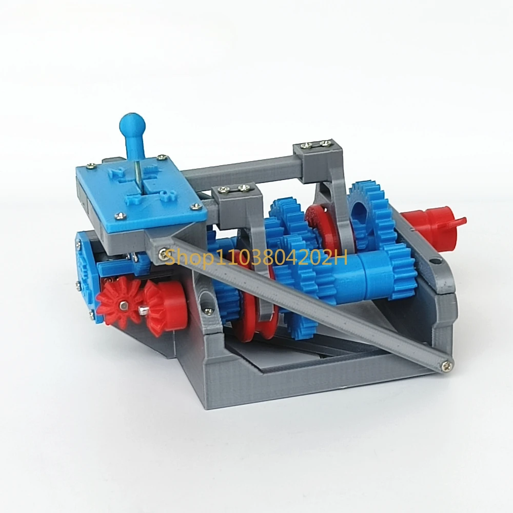 Four-Speed Transmission Four-Gear Transmission Simple Simulation Model 3D Printing Production