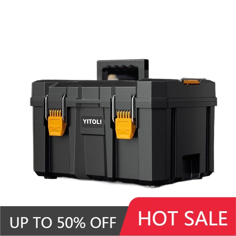 2 Layer Tool Case Large Capacity Electrician Tool Storage Suitcase Portable Hardware Organizer Box Multifunctional Tools Cases