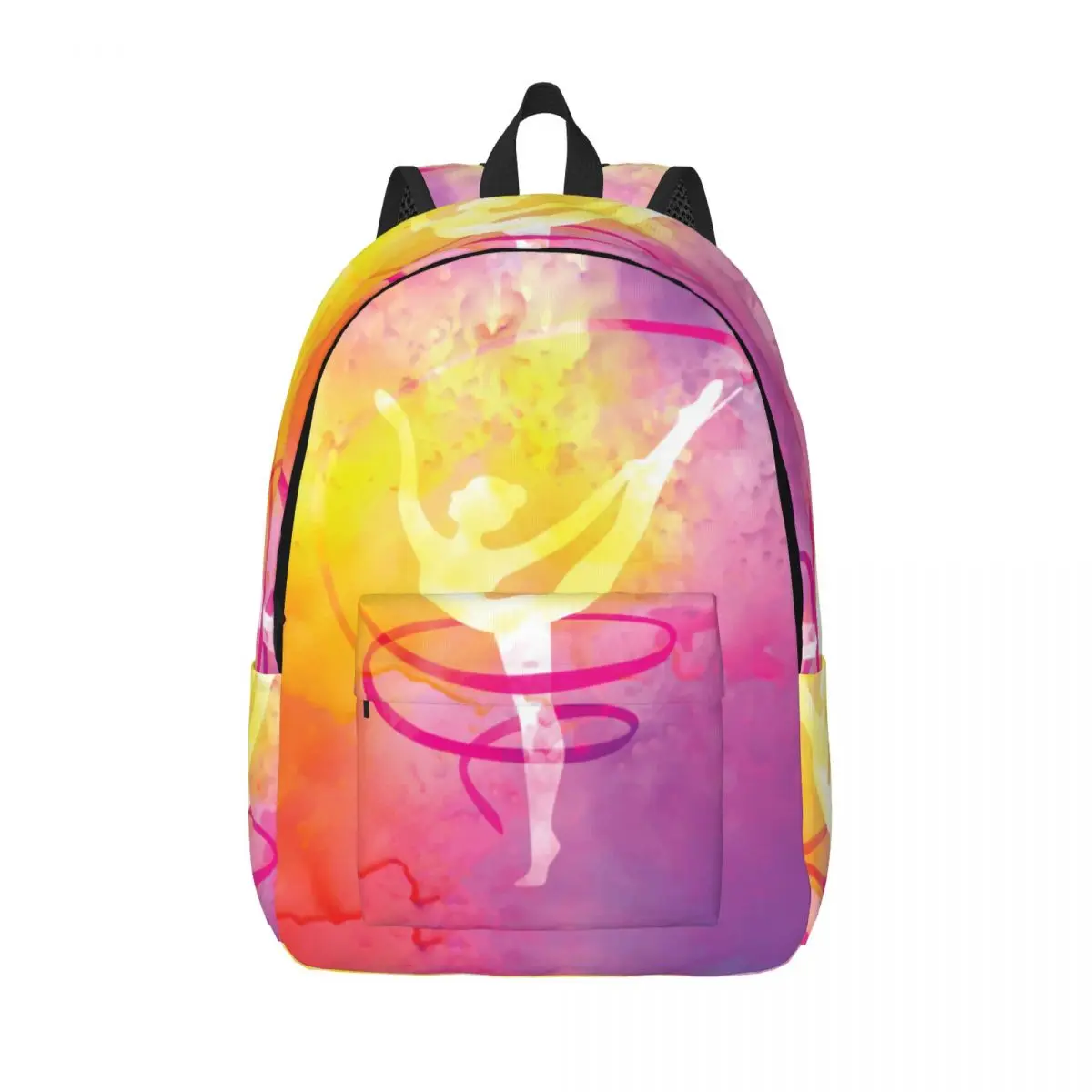 

Acrobatic Gymnastics Girl Backpack Dance Watercolor Yoga Camping Backpacks Teen Pretty School Bags Designer Lightweight Rucksack