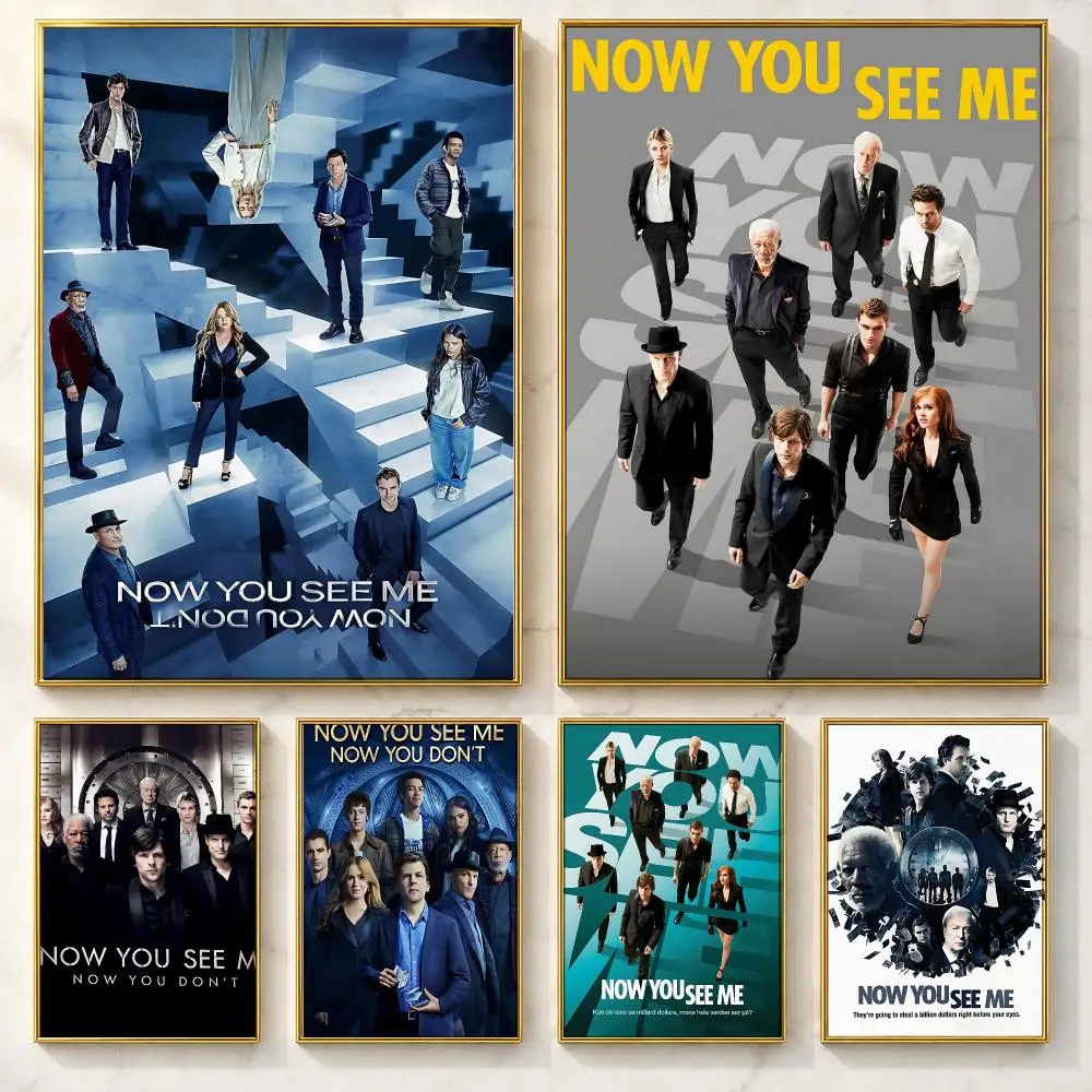 Legendary Movie N-Now You See MeS Poster Self-adhesive Art Poster Decoracion Painting Wall Art White Kraft Paper Home Decor