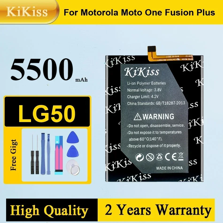 

5000mAh LG50 Battery For Phone Motorola MOTO One Fusion Plus Fast Shipping