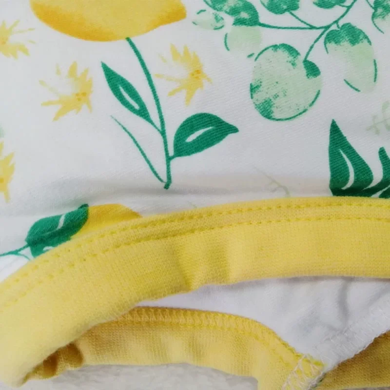 Тренировочные штаны ABDL для взрослых с лимонным узором/трусы для взрослых и малышей с подкладкой внутри/тренировочные штаны для взрослых/моющийся тканевый подгузник