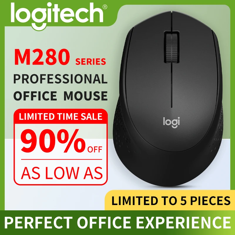 

Logitech M280 Professional Office Mouse is compact, quiet, convenient to carry, comfortable to touch, and specifically designed