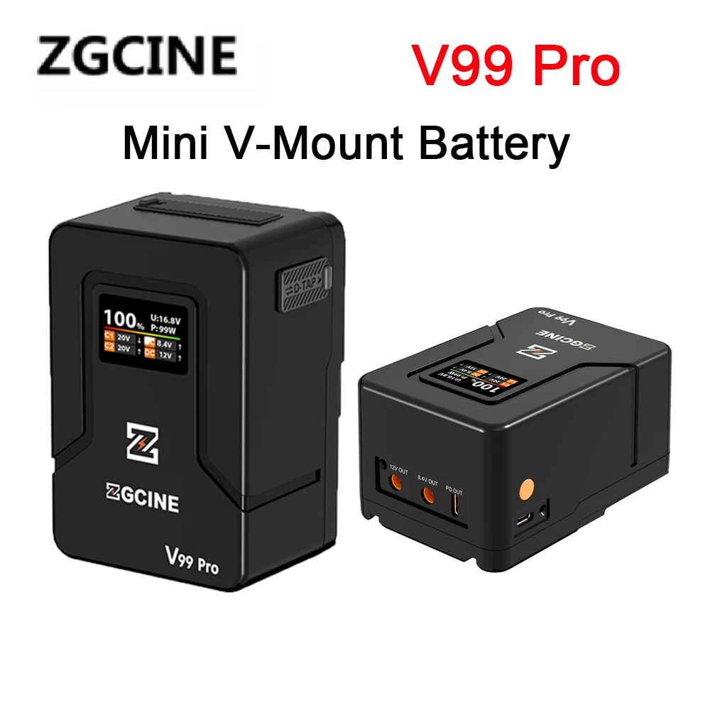 ZGCINE V99 Pro Mini V-Mount 배터리: 촬영 현장에서의 진짜 실력자