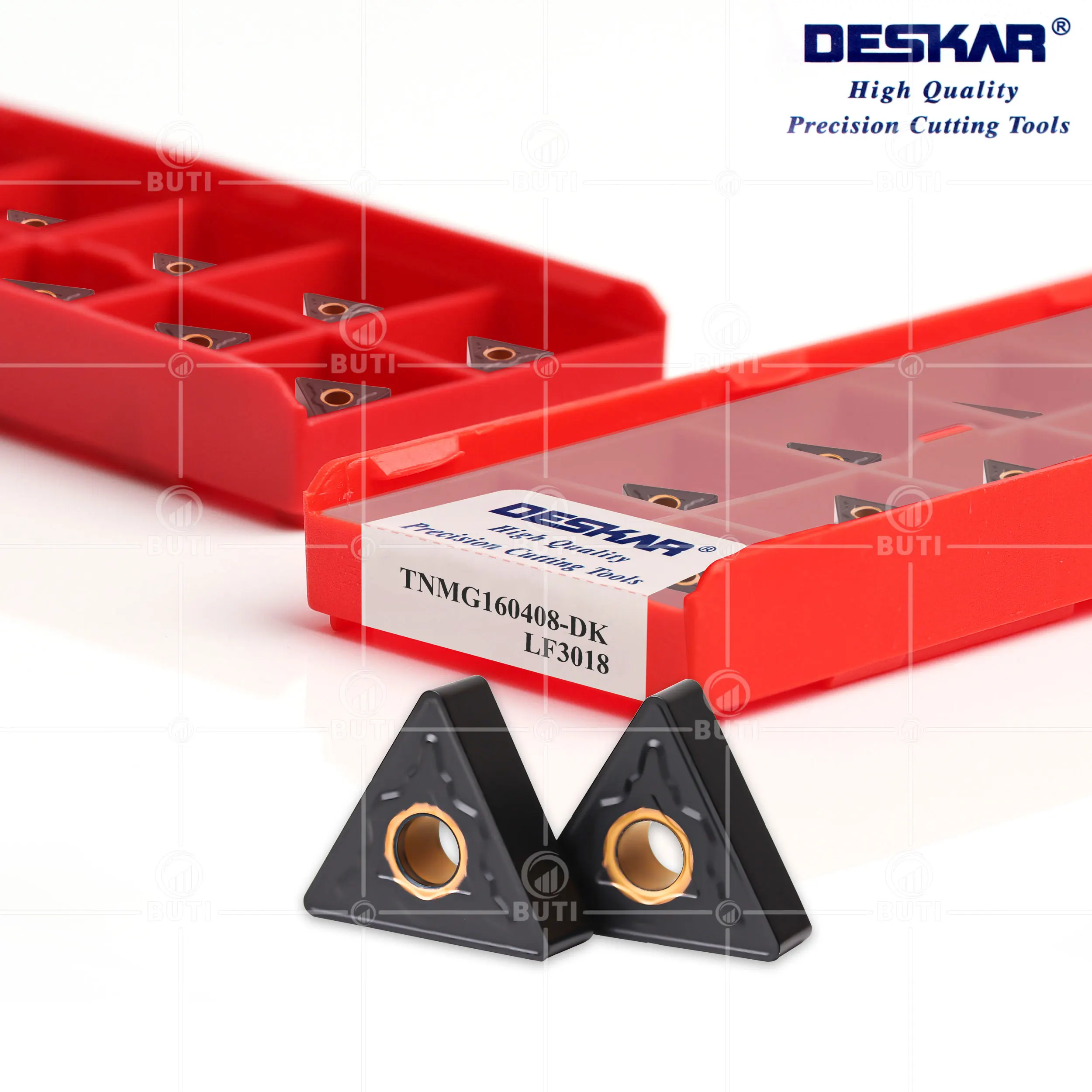 DESKAR 100% Original Turning Inserts TNMG160408-DK LF3018 Carbide CNC Lathe blades External Turning Tool Special for cast iron