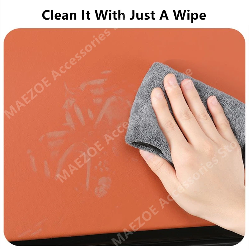 ل LIXIANG L6/L7/L8/L9 وسادة جلدية مضادة للخدش لباب صندوق السيارة ، ملحقات حماية تعديل الديكور الداخلي #4