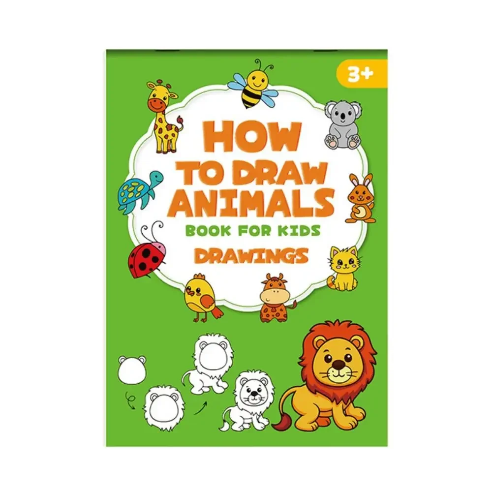 

How to Draw Animals Animals Drawing Book Illustrated Tutorials Step-by-Step Guide Step-by-Step Drawing Book Painting Guide