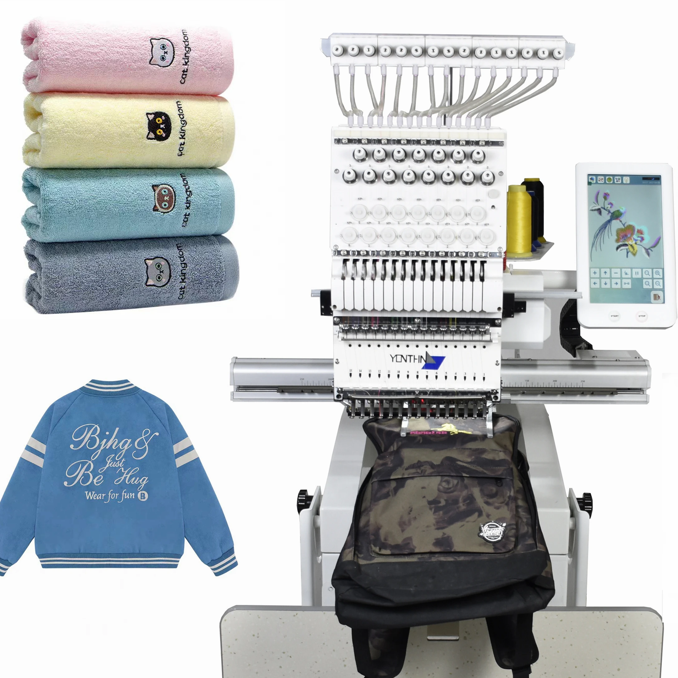Yonthin Multifunctional Floppy to Usb Converter for Tfi Melco Embroidery Machine Stand for Sale 1head Cap Embroidery Machines