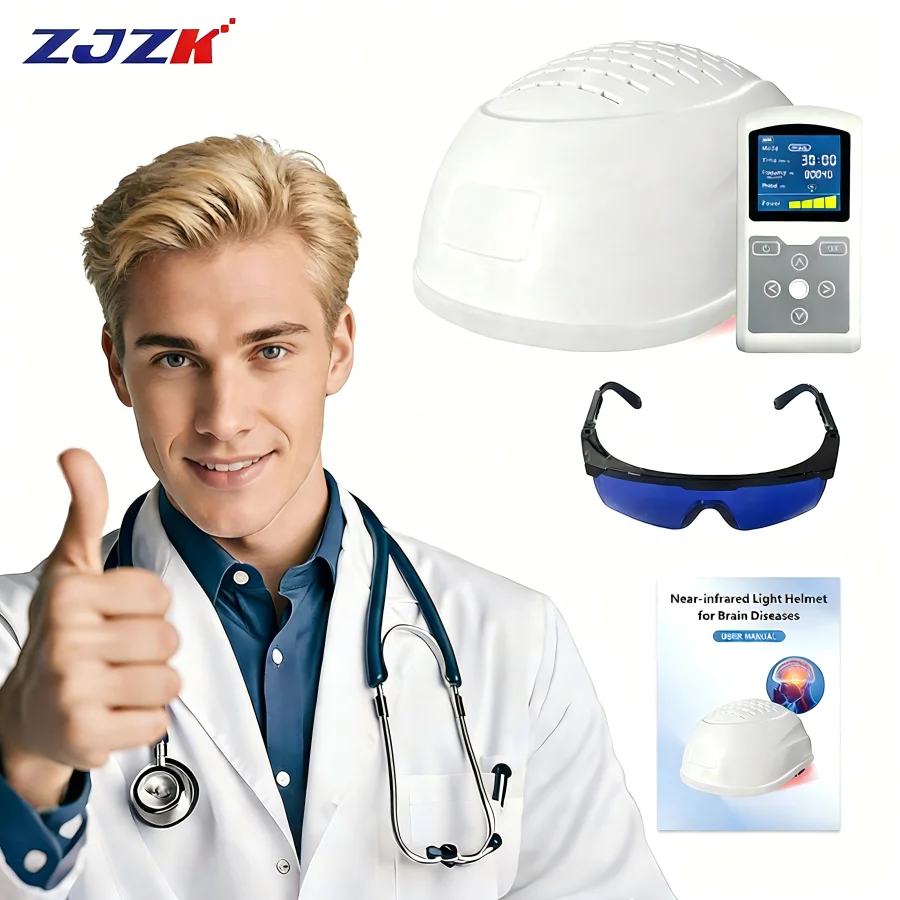 2026 810nm Brain Therapy Helmet with 280 Diodes for Photobiomodulation and Laser Biophoton Therapy for Alzheimer Parkinson Epile