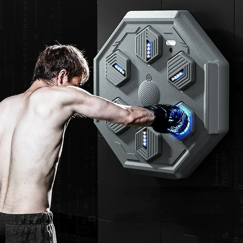 Intelligent music electronic boxing response target beating rhythm wall target robot sandbag boxing training equipment