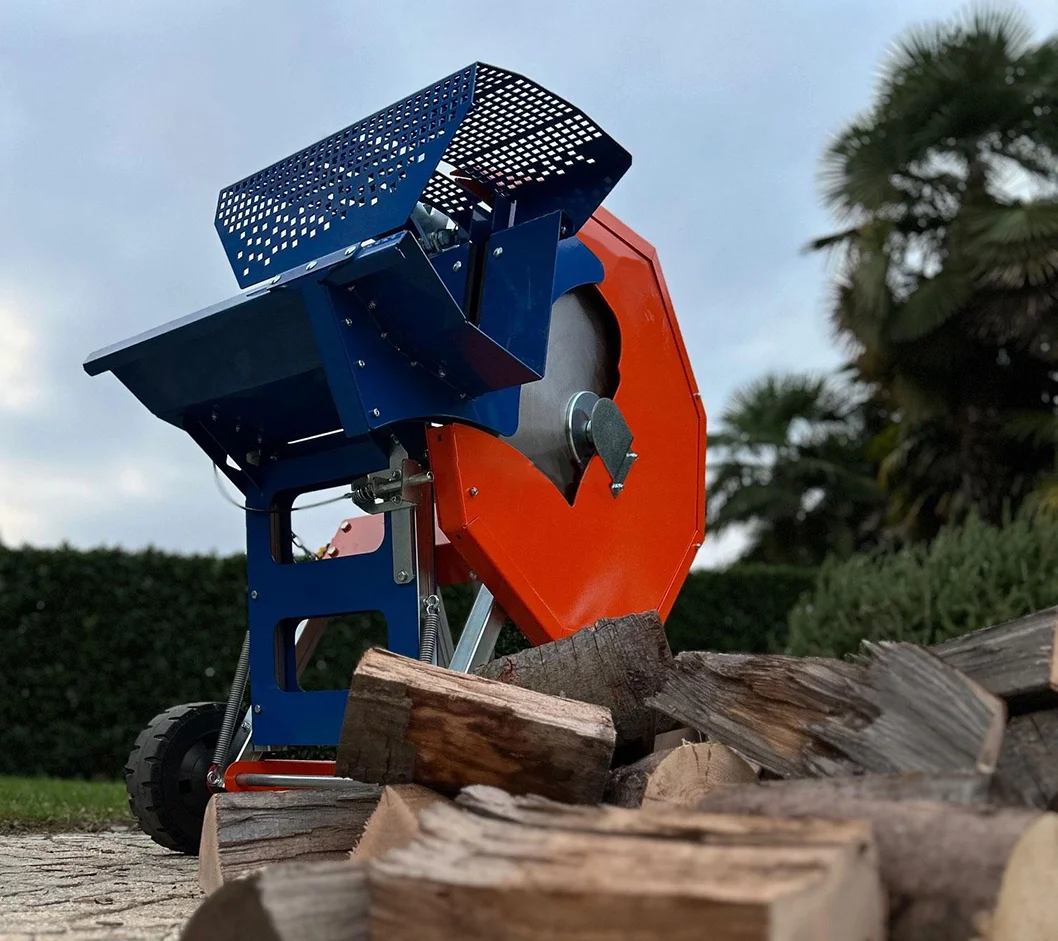 -For High-Performance Portable Electric Engine Circular Log Saw Orange Blue Firewood Cutting Machine Safety Guard Farm 1 Year* view 4