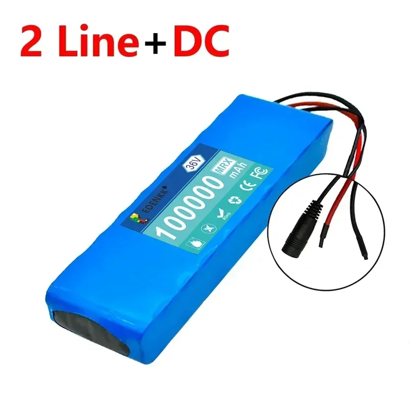 EOENKK 36V 100000mAh 10S2P 36V electric scooter battery lithium electric scooter 500W electric scooter battery 36V 10S2P battery