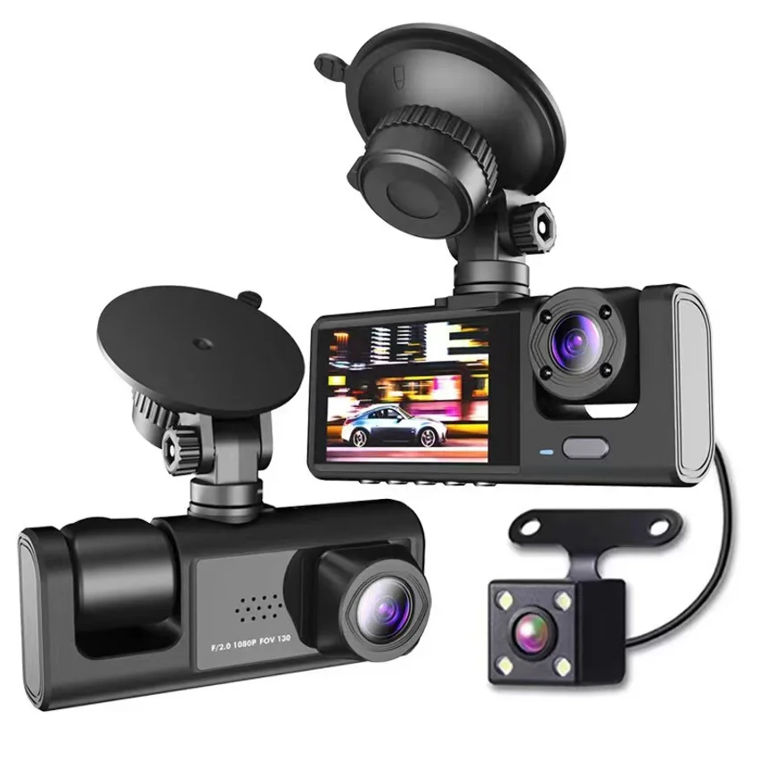 1080P Car Dvr WiFi APP 3/2Lens Dash Cam for Cars Camera for Vehicle Recorder Video Front and Rear Camera  Night Vision Dashcam