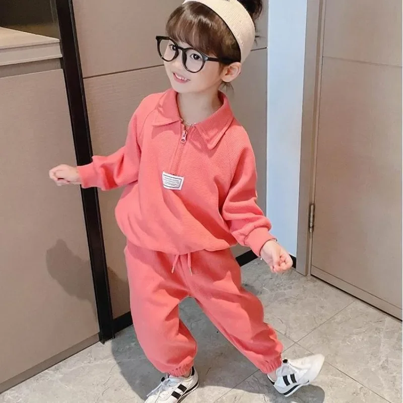 

Children Boys Girls Fall Shirt Pants Suit Baby Sweatshirt Two-piece 2025 Set Casual Style Suit Clothing Gifts for Kids