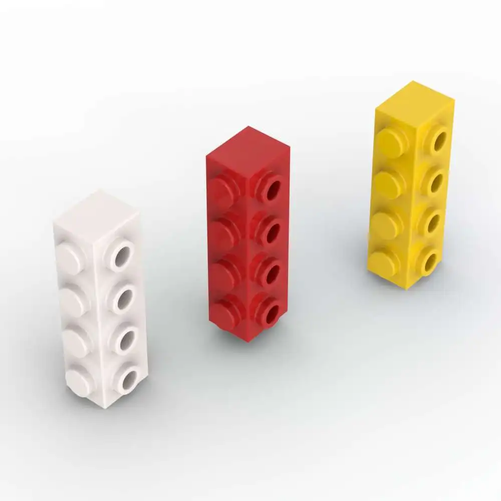 

MOC 10PCS Modified 30414 1x4 With Stud On Side Building Blocks Kit Educational Bricks Particle Puzzle Toy Children Birthday Gift