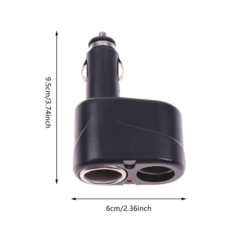  12V 24V Dual Cigarette Lighter Sockets Car Charger Splitter Lighter Splitter Cigar Lighter Double Dual Adapter Car Accessories