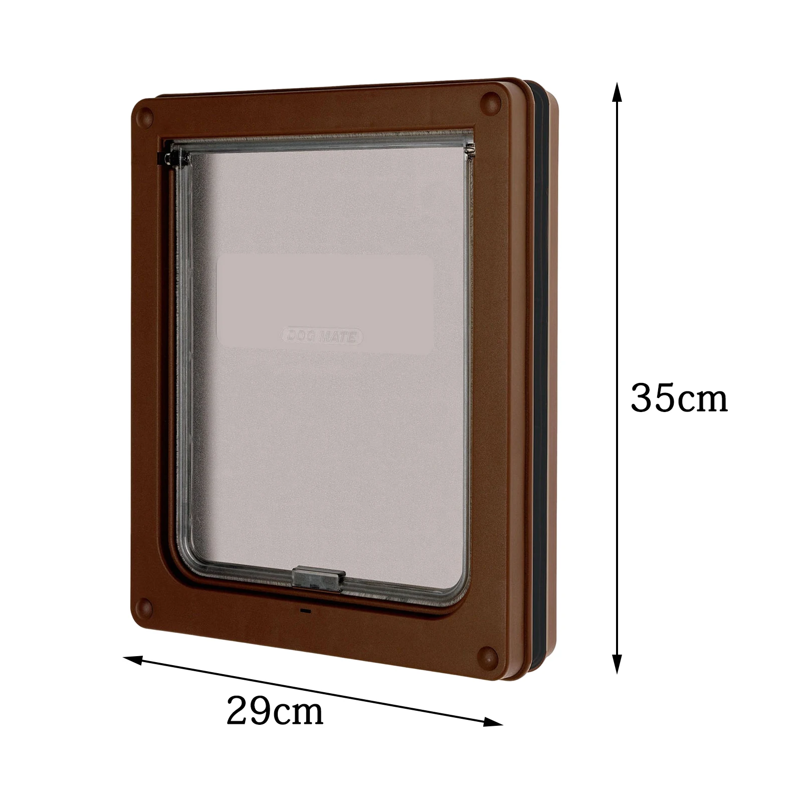 Dog Cat Flap Door Security Flap Door For Dog Cat Kitten Cat Puppy Safety Gate PVC Plastic Small Pet Supplies