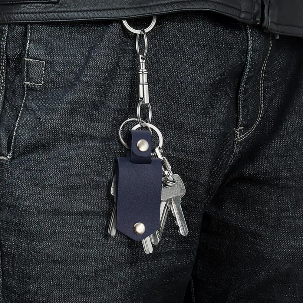 

Imitation Leather Keychain Women Small Exquisite Lettering Style Mother Day Keychain Daily Wear