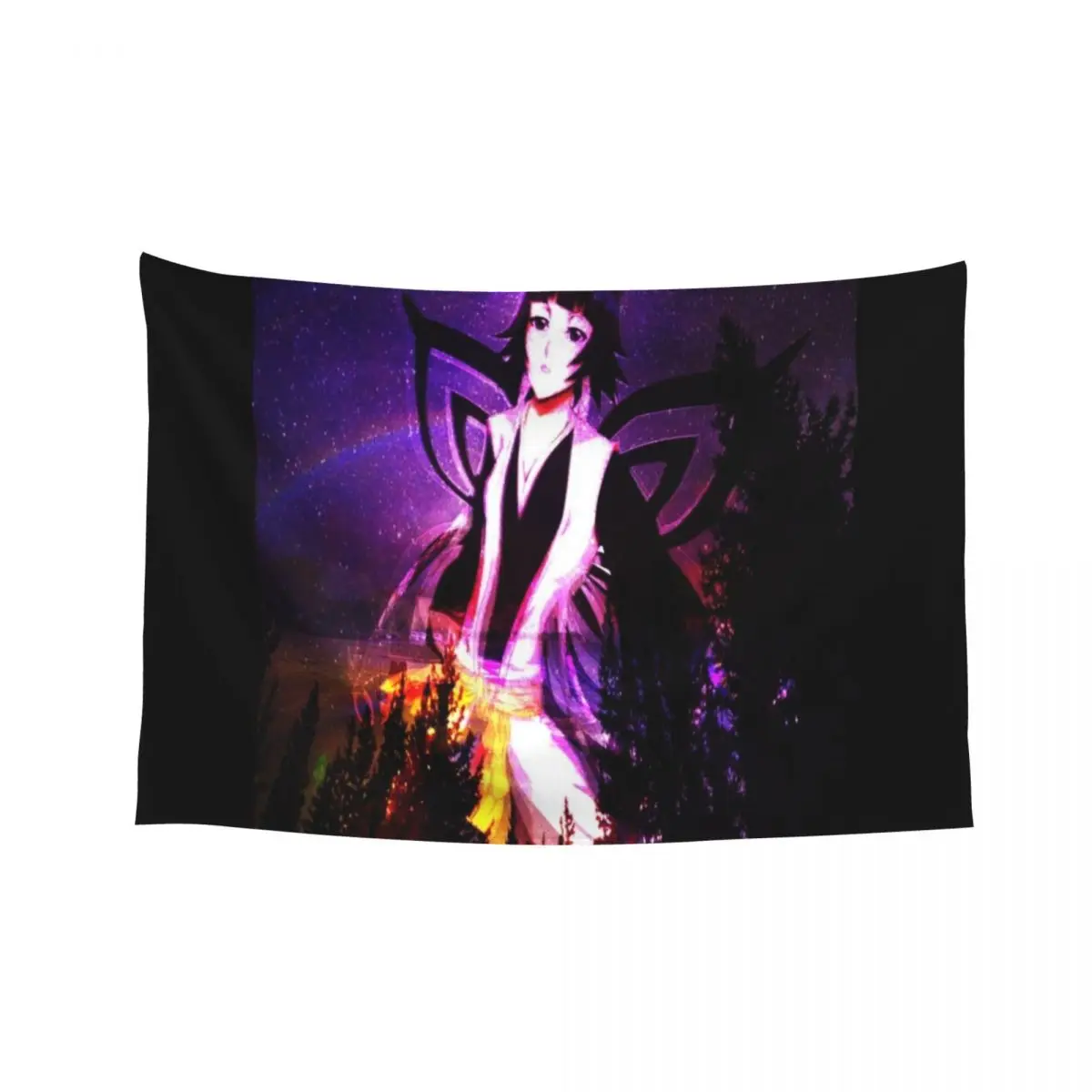 

Soi Fon Butterfly Tapestry Anime Decor Room Decorator Korean Room Decor Aesthetic Room Decoration Tapestry