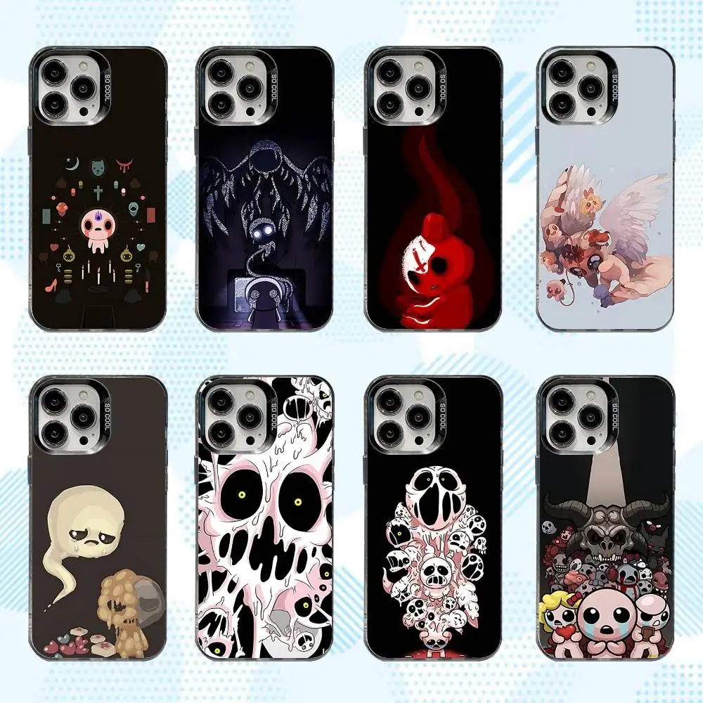 

The B-Binding Game Isaac Phone Case For iPhone 16,15,14,13,12,11,Mini,Pro,SE,MAX White Matte Shockproof Cover