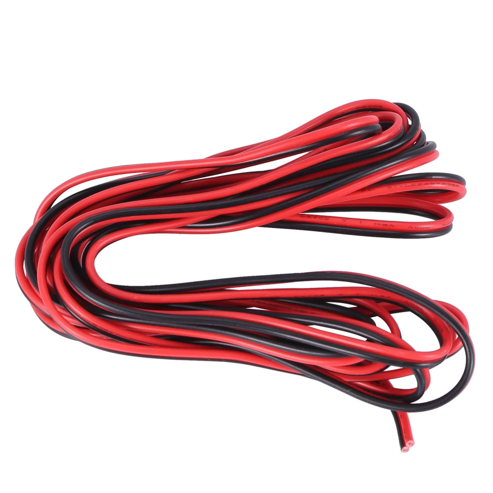 

20 GAUGE PER 3 METER RED BLACK ZIP WIRE AWG CABLE POWER GROUND STRANDED COPPER CAR