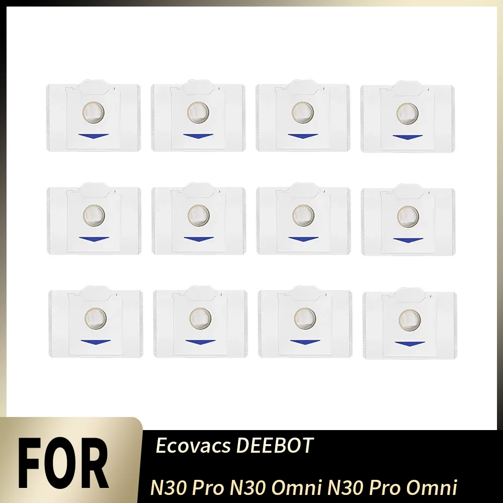 Auslaufsichere Staubbeutel mit starker Saugkraft für Ecovacs DEEBOT N30 Pro N30 Omni N30 Pro Omni Roboterstaubsauger Ersatzteile