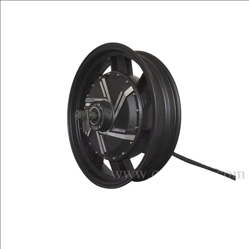 QS273 17 pollici 17x3.5 8000W Motore con mozzo ruota 200mm larghezza di caduta 50H Tipo V3 per moto ciclomotore elettrico