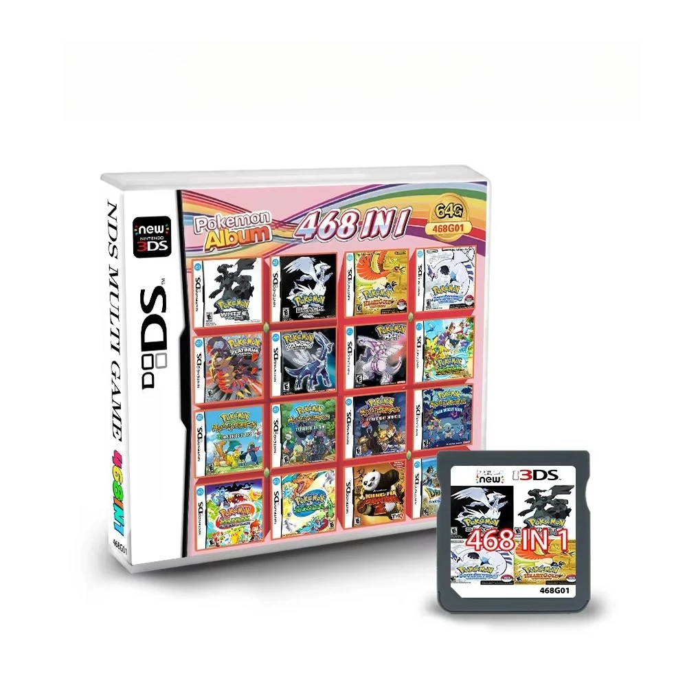 NDS 3DS بطاقة الألعاب 482in1 500in1 4300in1 208in1 468in1 بطاقة الألعاب ريترو لعبة جمع هدايا للأطفال