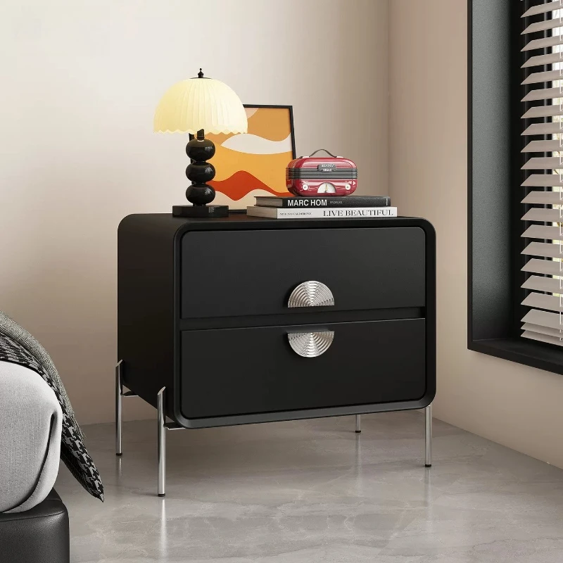 Vintage European Nightstand Aesthetic Legs Cool Luxury Nightstand Design Floating Mesita De Noche Dormitorio Furniture Home