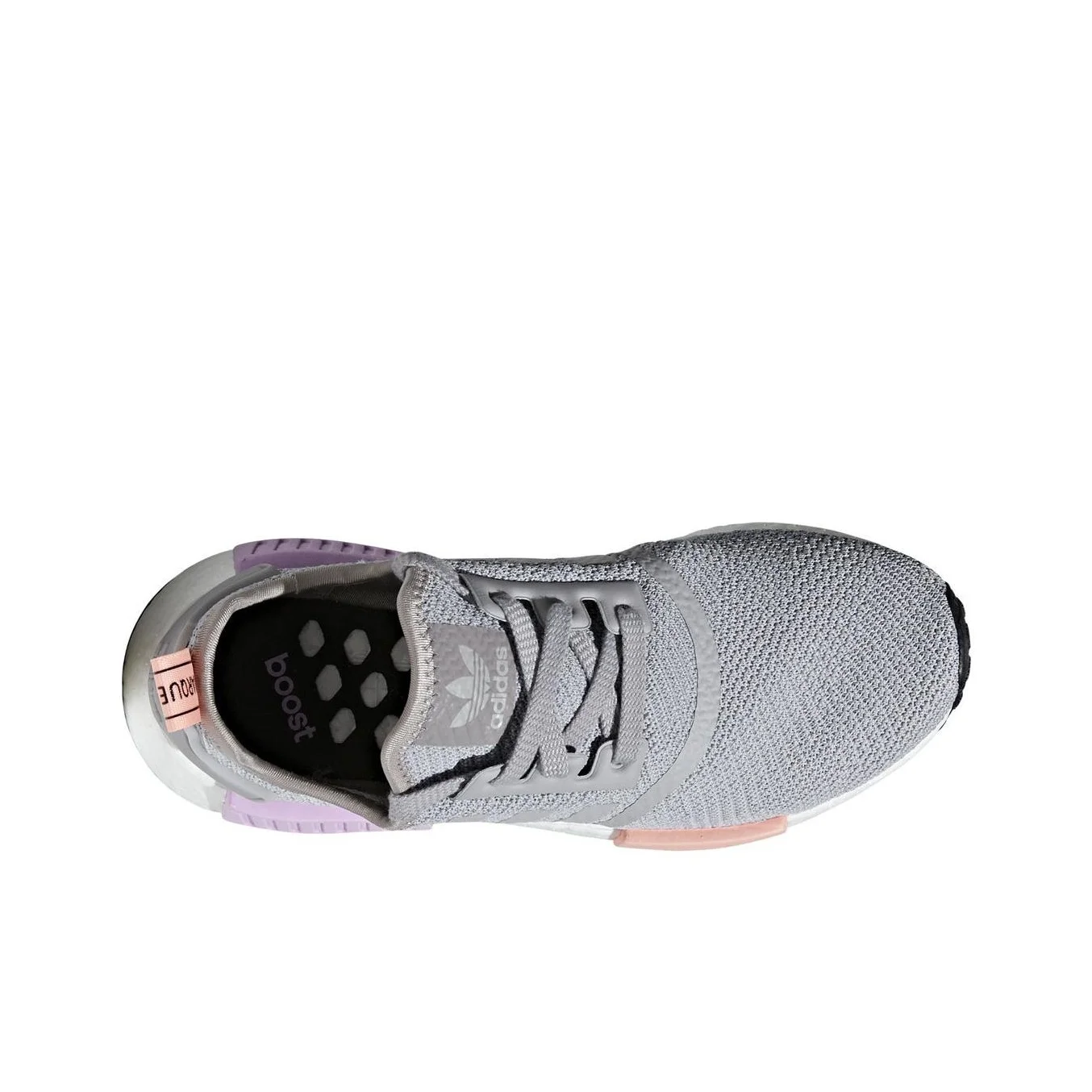 Adidas Originals NMD_R1 Fabric Slip Resistant Slip Resistant Low top Casual Shoes Women's Gray Orange Purple