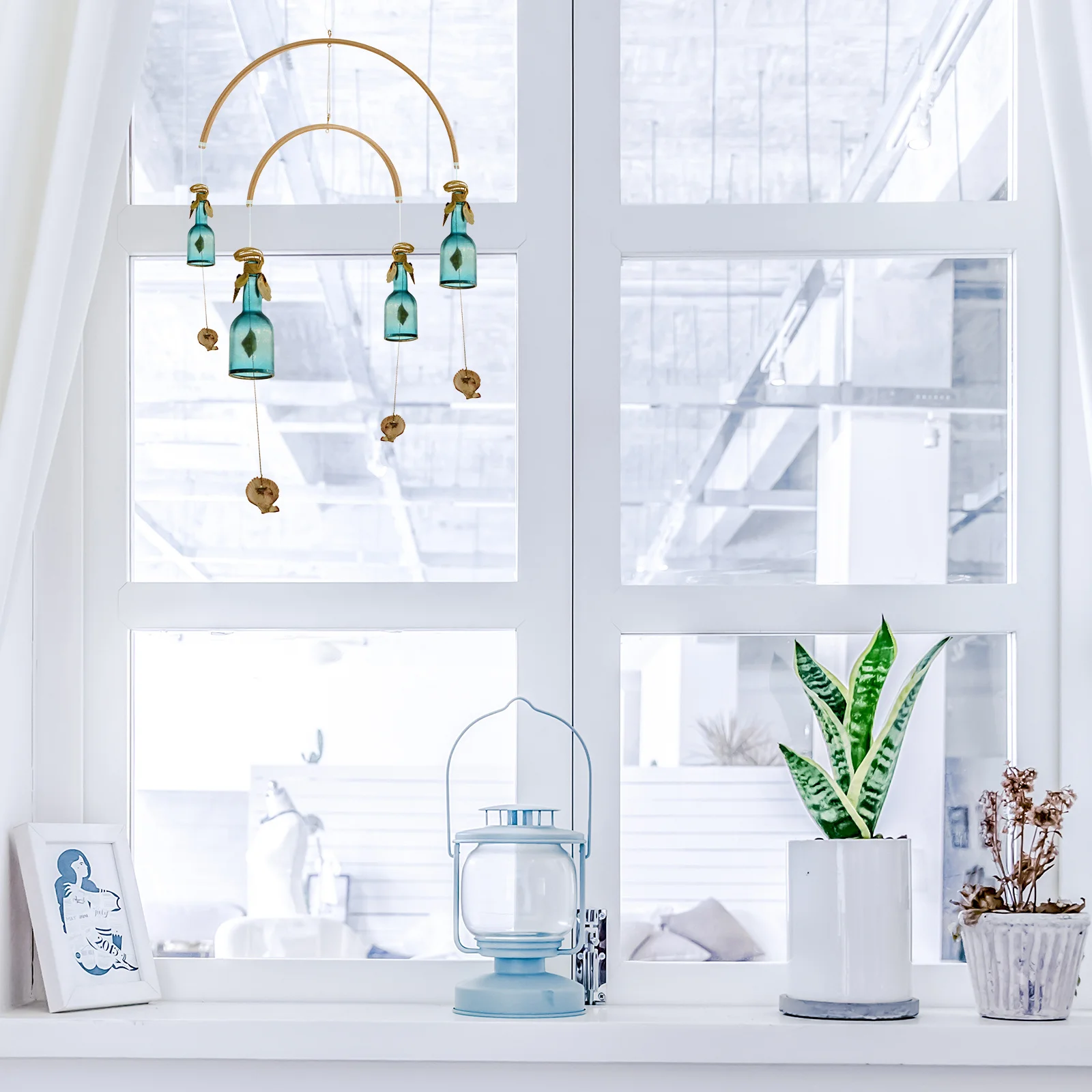 

Wooden DIY Chime Kit Handmade Wind Chime Kit Decoration Material Round Shape Cell Phone Children Baby Room Car