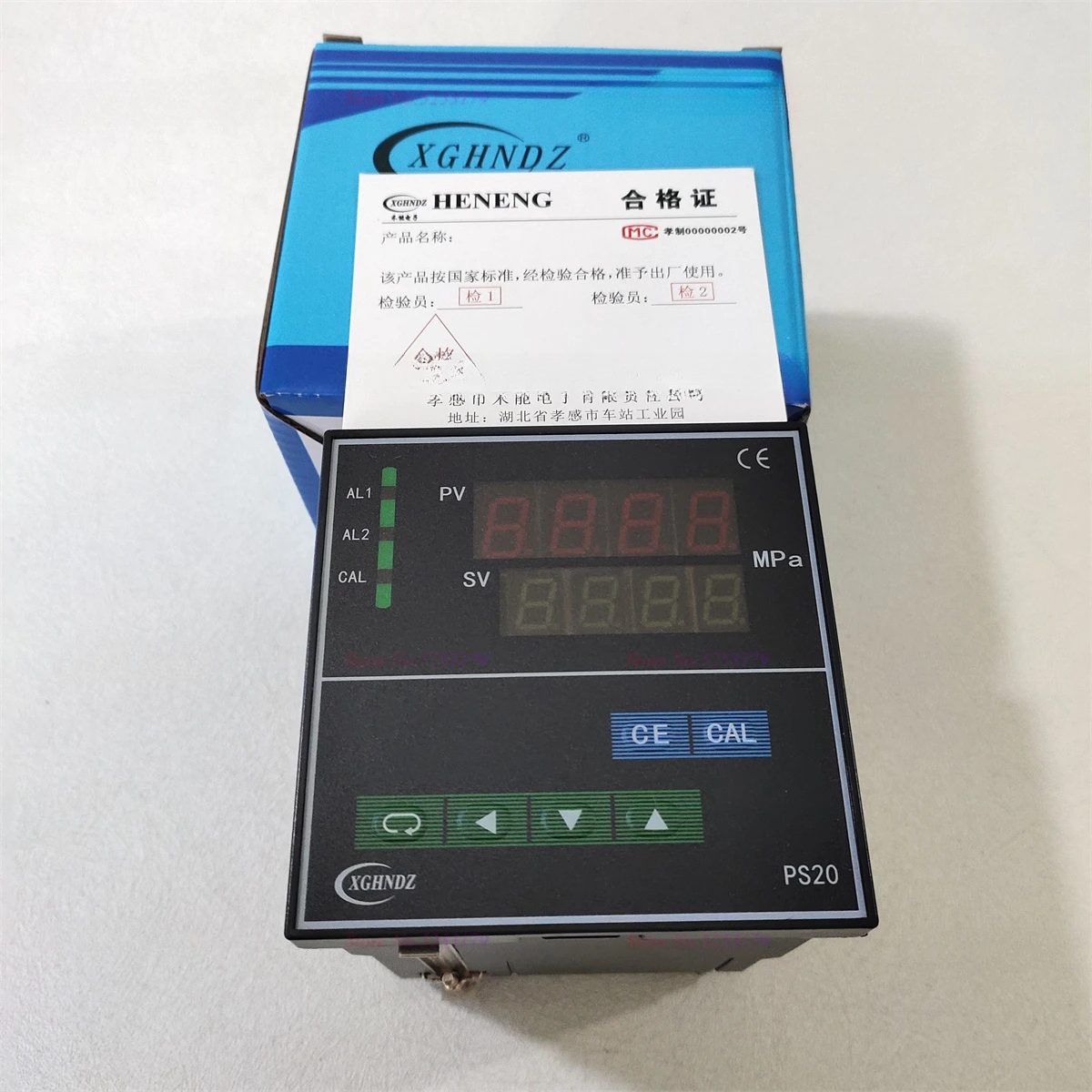 HENENG High Temperature Melt  Intelligent digital pressure gauge PS20-50MPA(96*96)