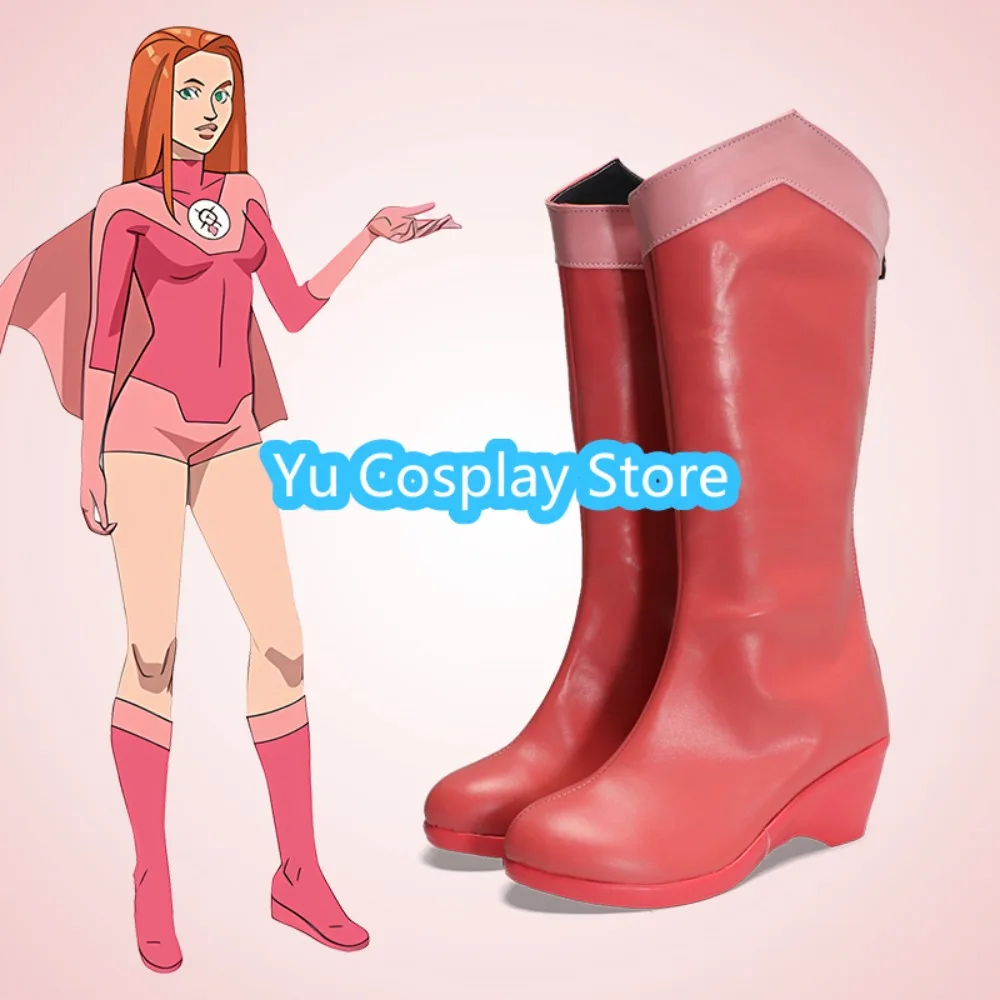 

Yu Cosplay Store Invincible Atom Eve Cosplay Shoes Anime Cosplay Shoes Boots Halloween Costumes Props