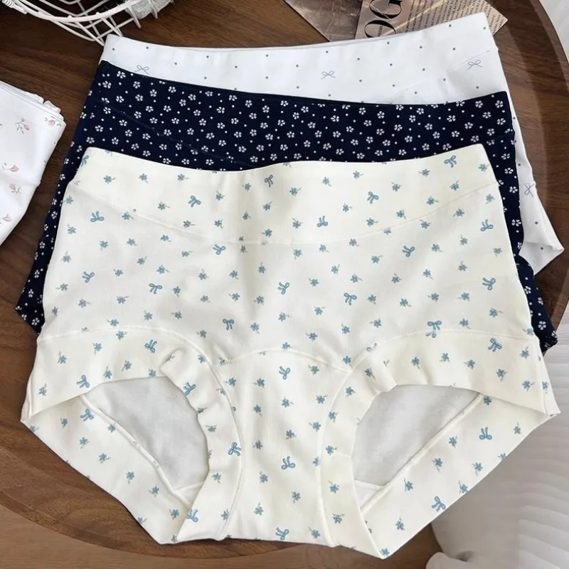 

Women's Underwear Cotton 10A Antibacterial Breathable Boxer Skin-friendly Seamless Briefs Fashionable Plus Size Lingerie Panties