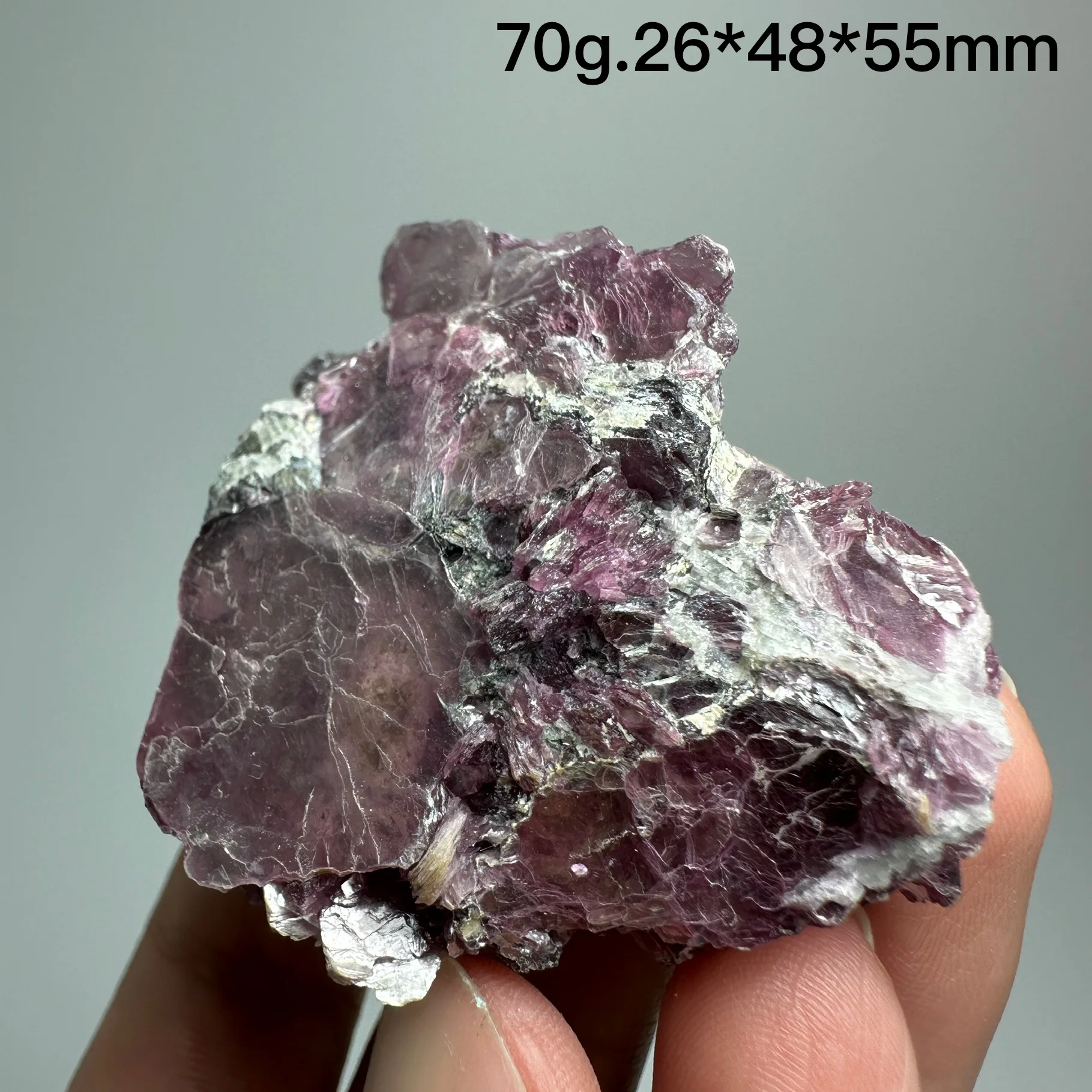 

Natural Brazil purple mica mineral specimens healing quartz crystals and stones rock gemstone