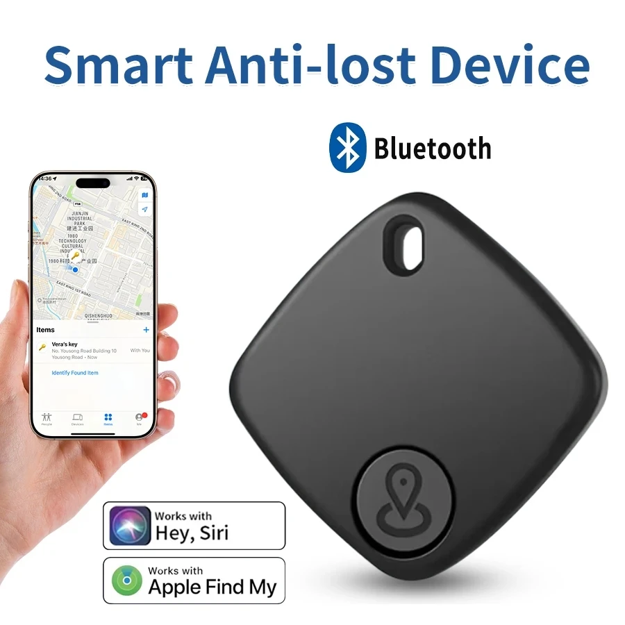 

Smart Bluetooth GPS Tracker Portable Locator iOS Find My APP Long Distance Pinpoint Location Customized Tags Kids Pet Tracker