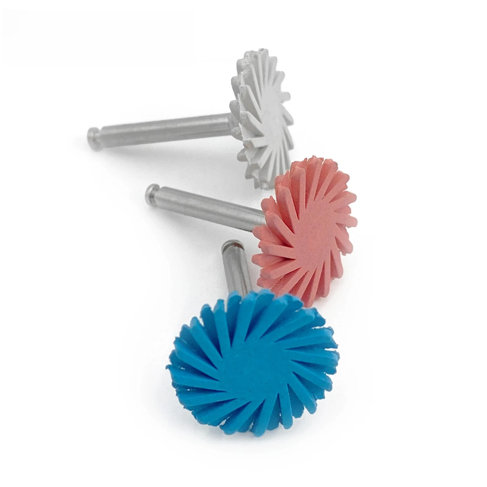 

1Pcs Dental Composite Resin Polishing Disc Rubber Polisher 14mm Wheel 3 Colors Spiral Flex Brush Dentistry Instrument