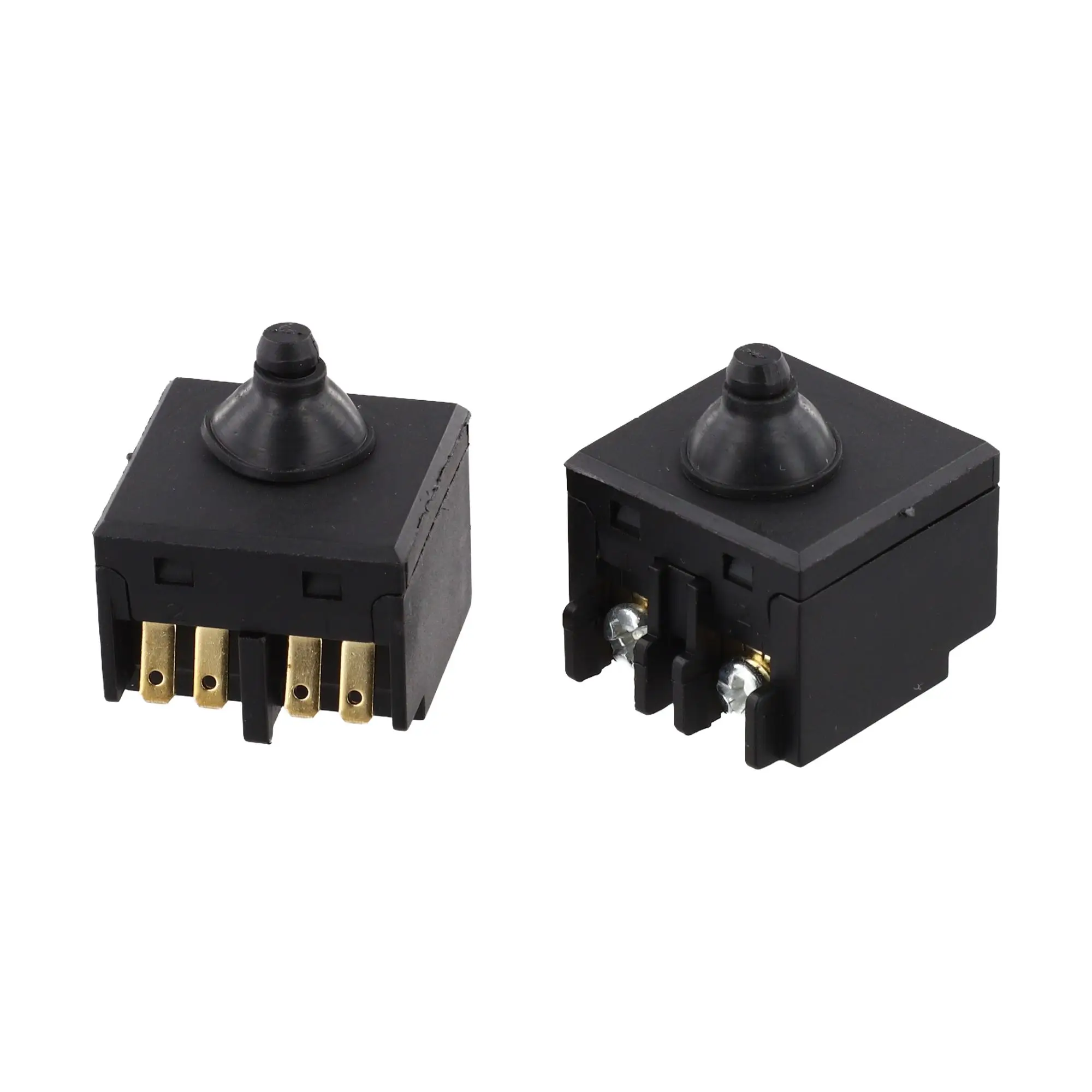 2pcs Angle Grinder Switch Replacement Parts Push Button Switches For 100 Polisher Angle Grinder Accessories Power Tool