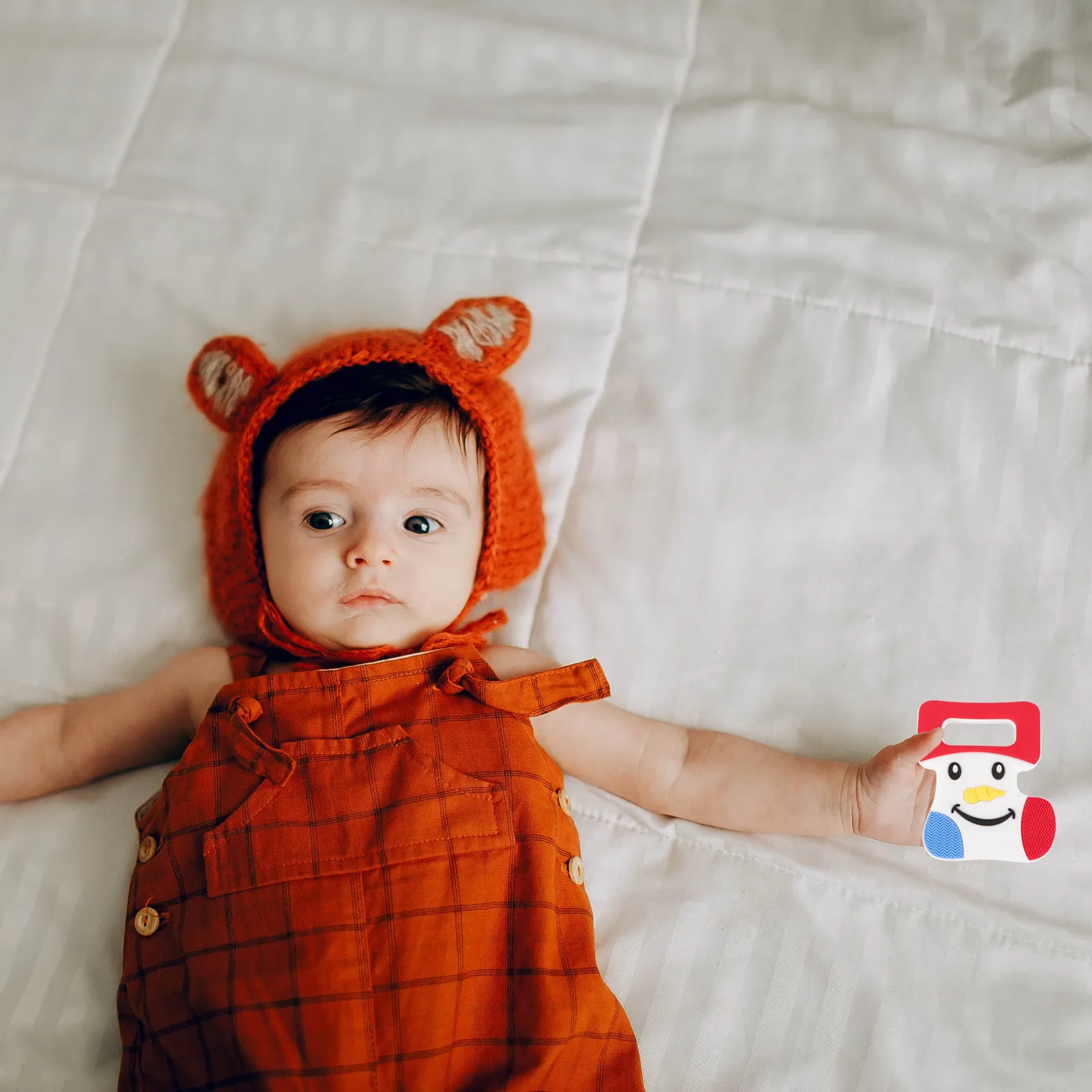 

1Pcs Baby Teether Silicone Soothing Molar Chewing Help Teeth Development Xmas Baby Shower Gift Teething Toy Teething Toy