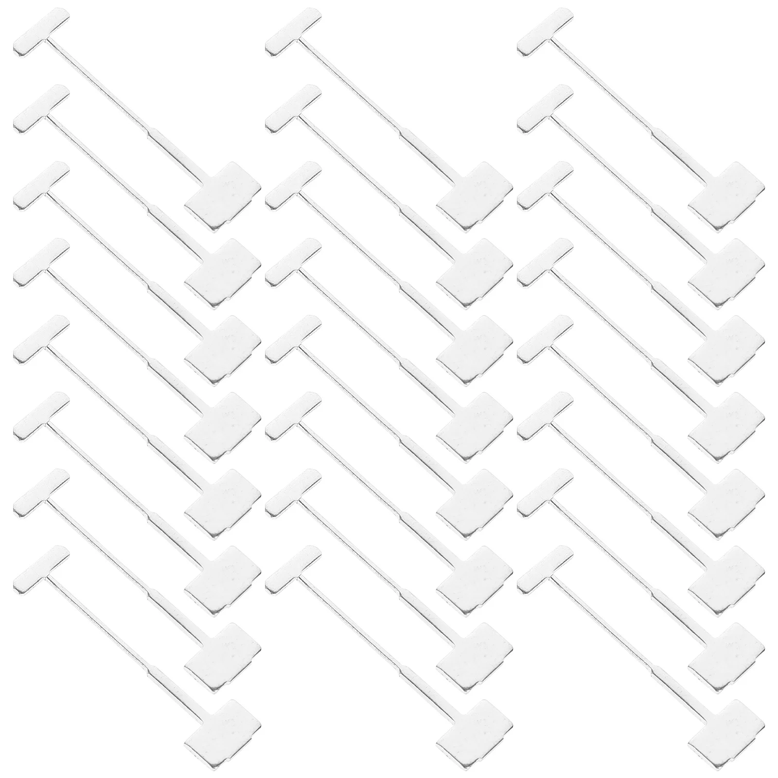 200Pcs Tile Leveler Steel Pin Heavy Duty Replacement Part for Tile Stone Leveling Construction Use Ceramic Leveling System