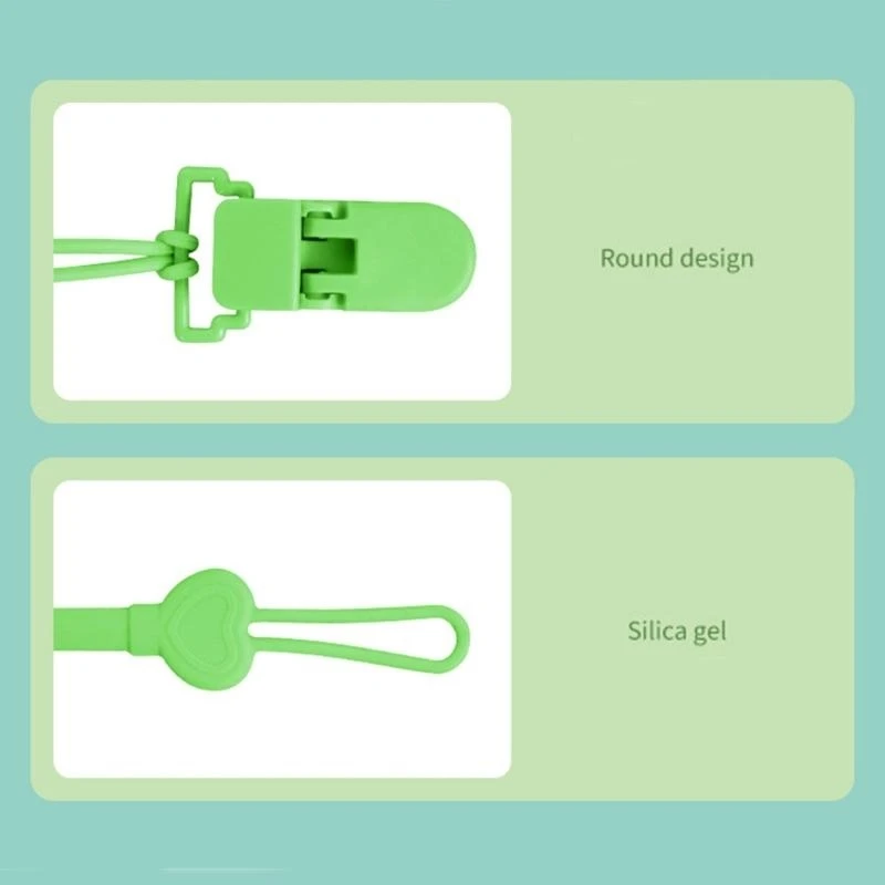 J15U هوة كليب التسنين لعبة الحبل الدمية المنظم كليب منتج التسنين الرضع #2
